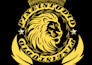 design a premium golden royal emblem logo lion and laxur